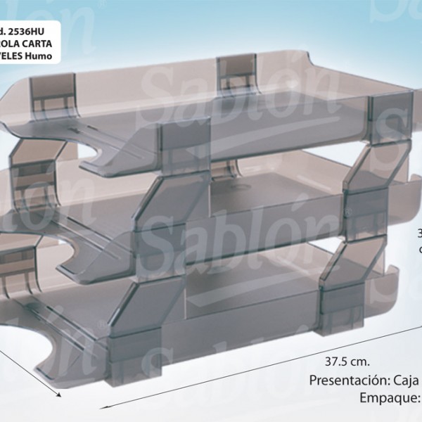 FC charola carta 3 niveles FC charola carta 3 niveles