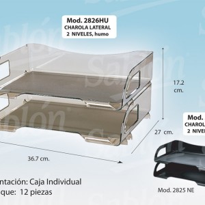 FC charola oficio 2 niveles FC charola oficio 2 niveles