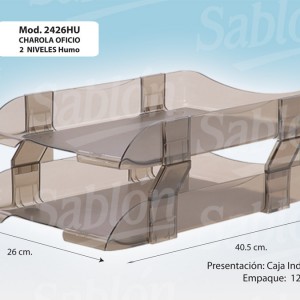 FC charola oficio 2 niveles FC charola oficio 2 niveles