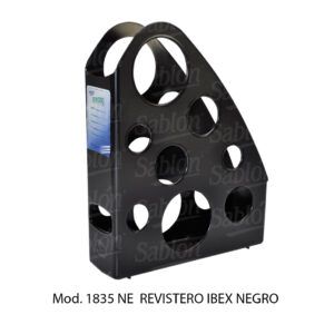 Revistero IBEX – Color Negro – Mod 1835 NE – Sablon Revistero IBEX - Color Negro - Mod 1835 NE - Sablon