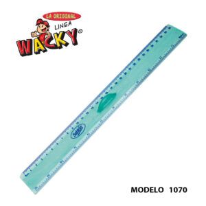 Regla Ergo 30 cm – Mod 1070 – Linea Wacky – Sablon Regla Ergo 30 cm - Mod 1070 - Linea Wacky - Sablon
