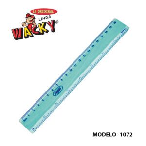 Regla Flexi OH 30 cm – Mod 1072 – Linea Wacky – Sablon Regla Flexi OH 30 cm - Mod 1072 - Linea Wacky - Sablon