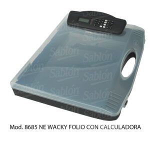 Wackyfolio con Calculadora Negro – Mod 8685 NE – Linea Wacky – Sablon Wackyfolio con Calculadora Negro - Mod 8685 NE - Linea Wacky - Sablon
