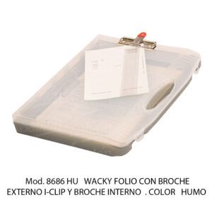 Wackyfolio con ICLIP Humo – Mod 8686 HU – Linea Wacky – Sablon Wackyfolio con ICLIP Humo - Mod 8686 HU - Linea Wacky - Sablon