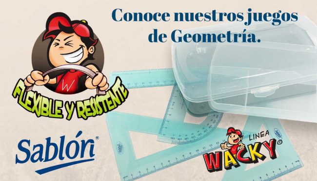Juegos de geometría flexibles, resistentes y durables de Sablón Juegos de geometría flexibles, resistentes y durables de Sablón