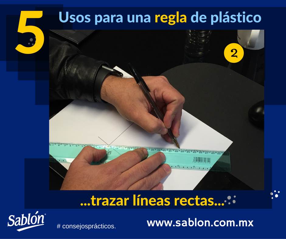 5 Usos para una regla de plastico - 2 - Sablon