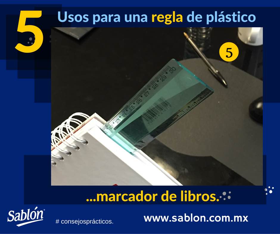 5 Usos para una regla de plastico - 5 - Sablon
