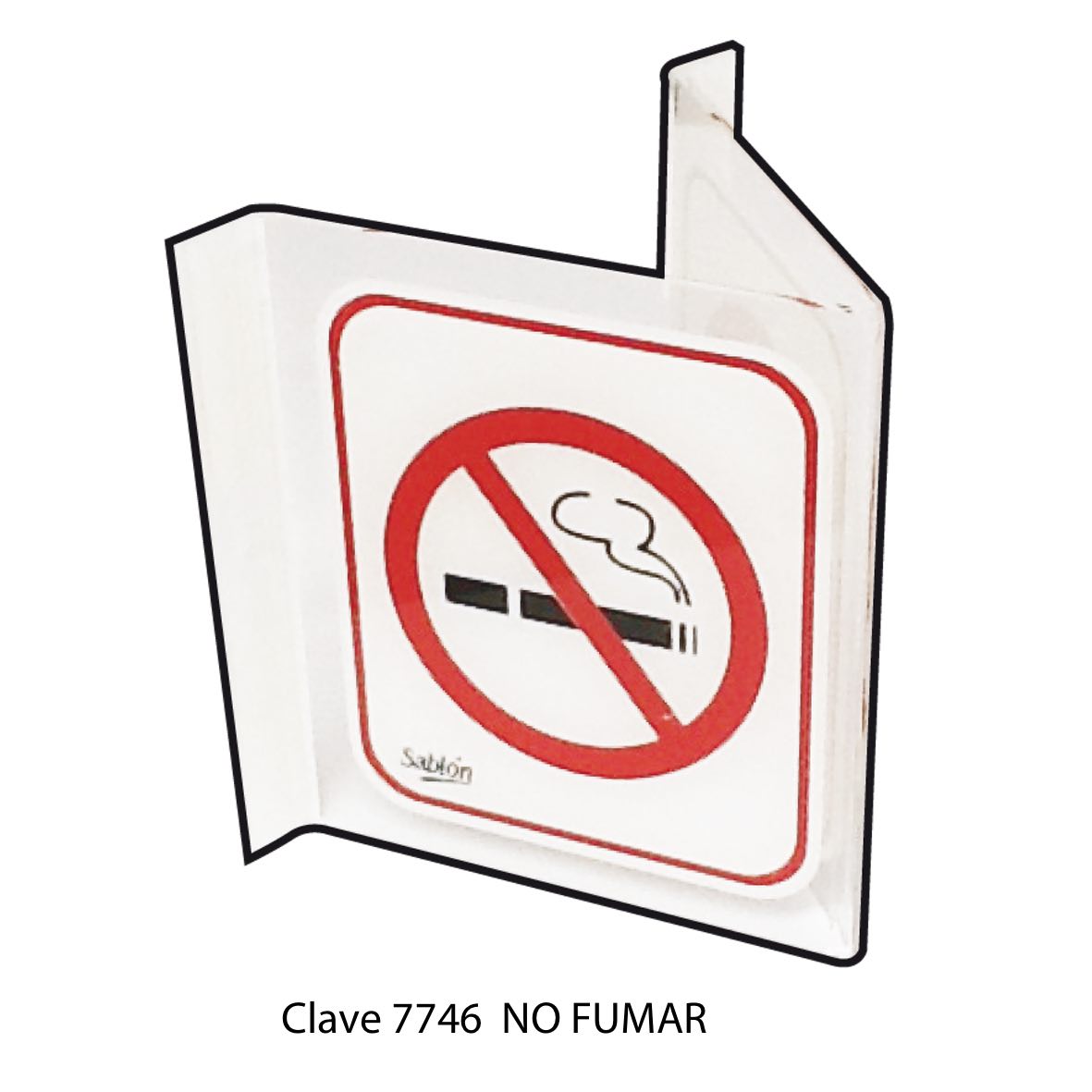 Señal No Fumar Modelo 7746 - Sablón