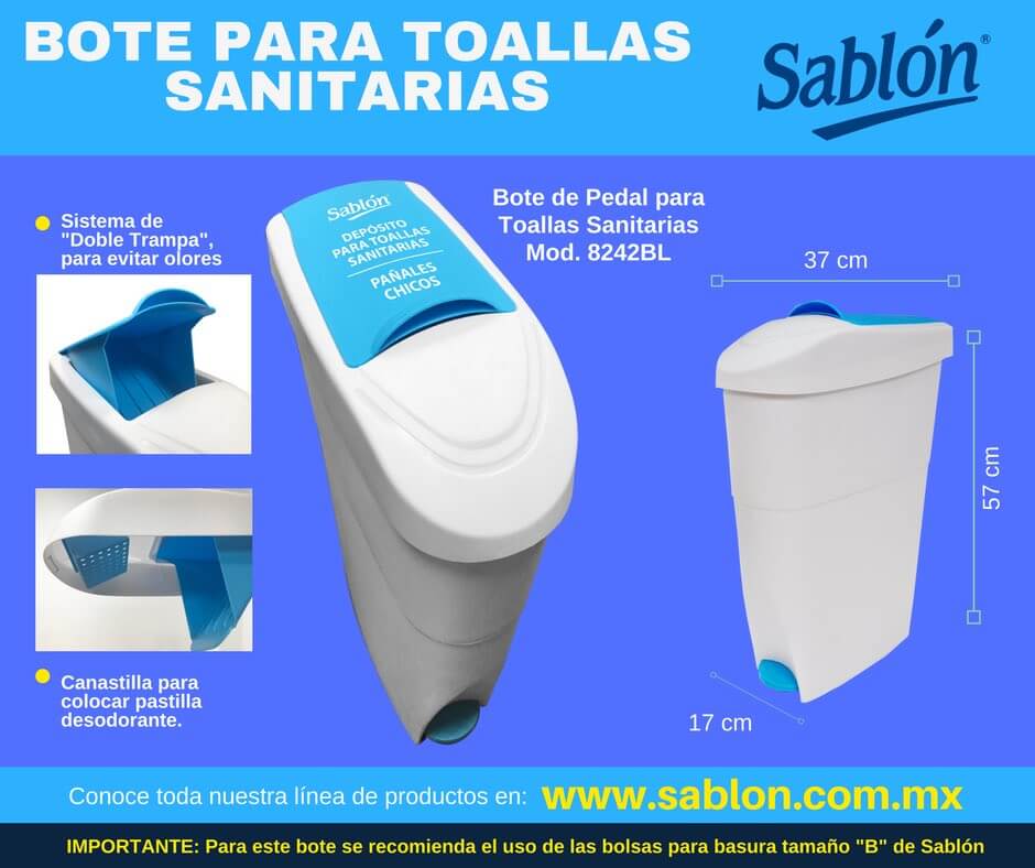 eslogan templar Chillido contenedor toallas higienicas Suplemento