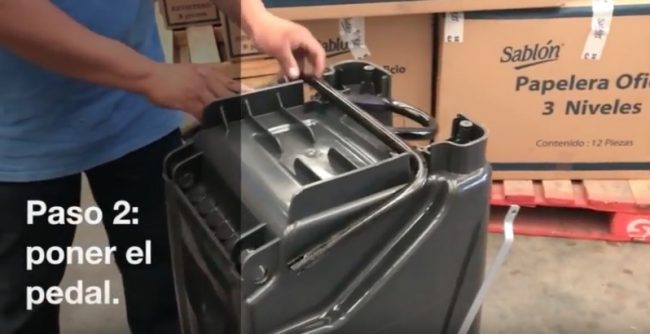 Arma tu bote de basura de 120 litros de Sablón Arma tu bote de basura de 120 litros de Sablón