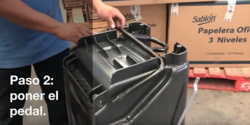 Arma tu bote de basura de 120 litros de Sablón Arma tu bote de basura de 120 litros de Sablón