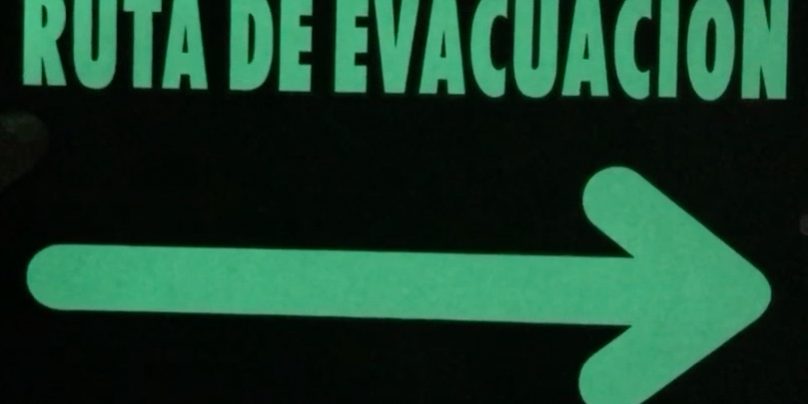 Señal Fosforescente de Sablón