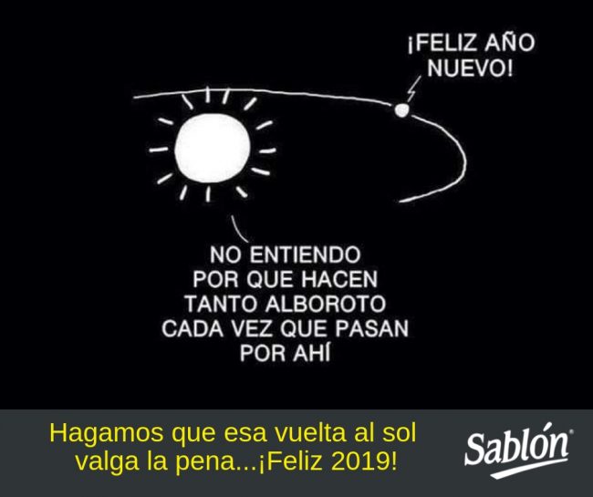 Sablón les desea un Feliz año 2019