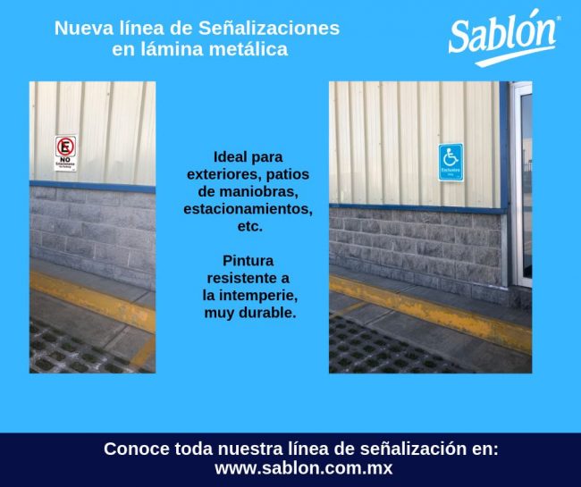 Señalizaciones en estacionamientos y patios de maniobras - Sablón