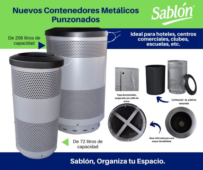 Los nuevos contenedores metalicos punzanos de Sablón