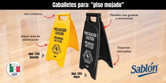 Conoce los caballetes para piso Sablon diseño mejorado mayor calidad resistencia y durabilidad