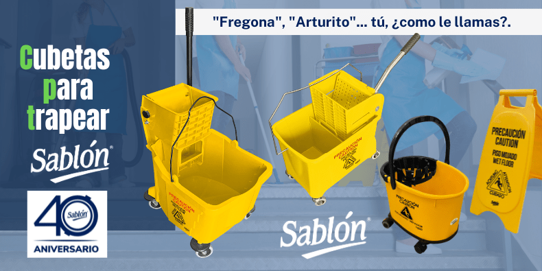 Fregona, cubeta para trapear, arturito, cubeta con exprimidor ¿Sabes de qué  estamos hablando? - Sablón