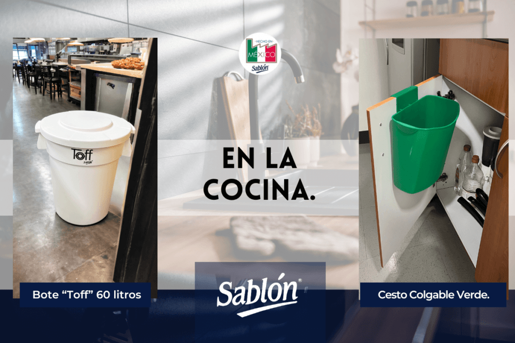 Como elegir el mejor bote de basura para diferentes espacios en la cocina